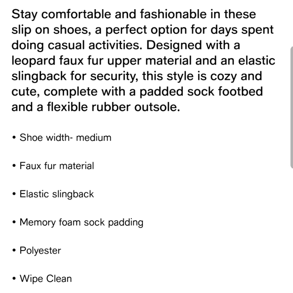 10. Steve Madden leopard print faux fur slingback shoes - Picture 11 of 14